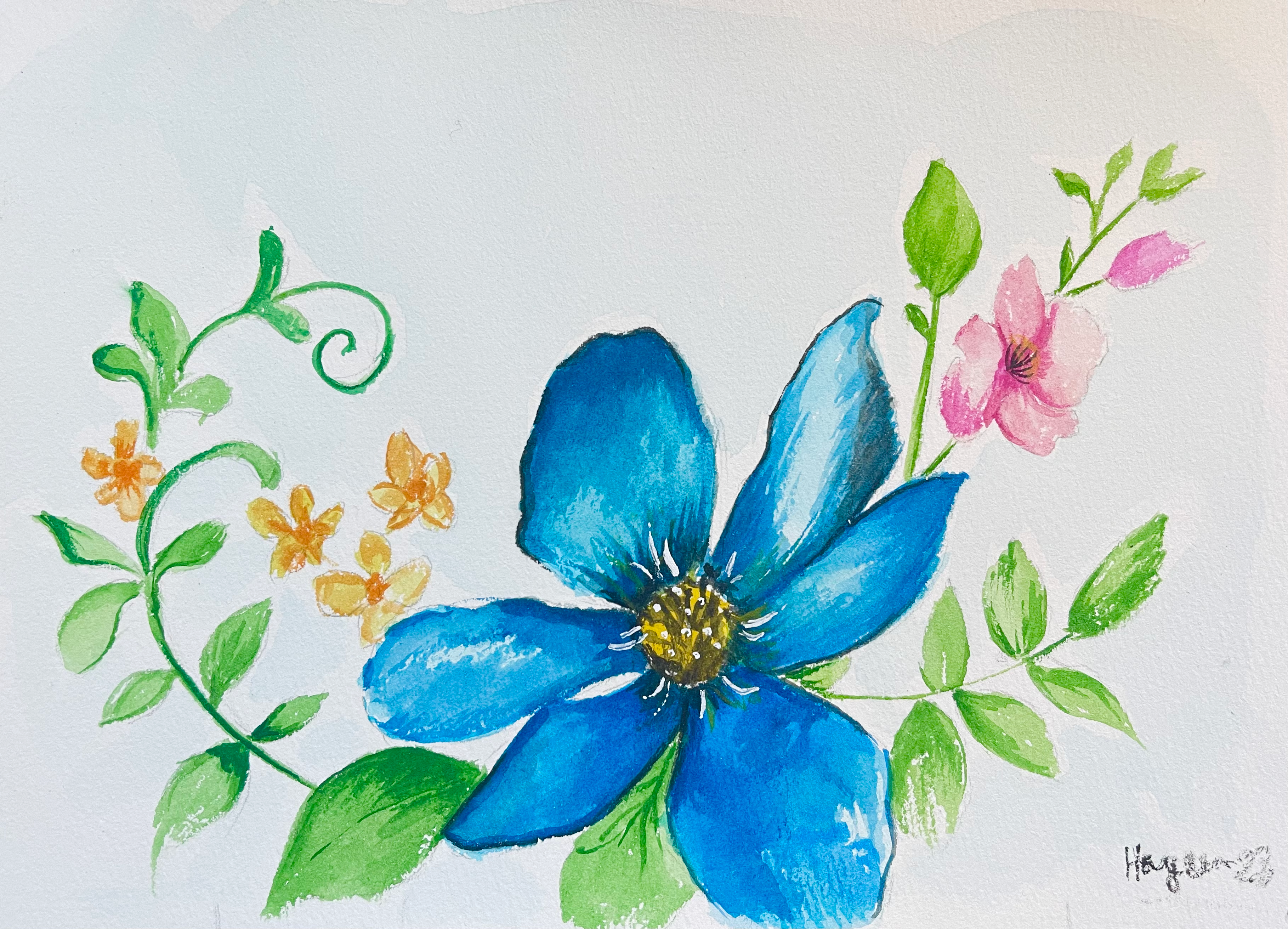 Watercolors Painting Tutorial