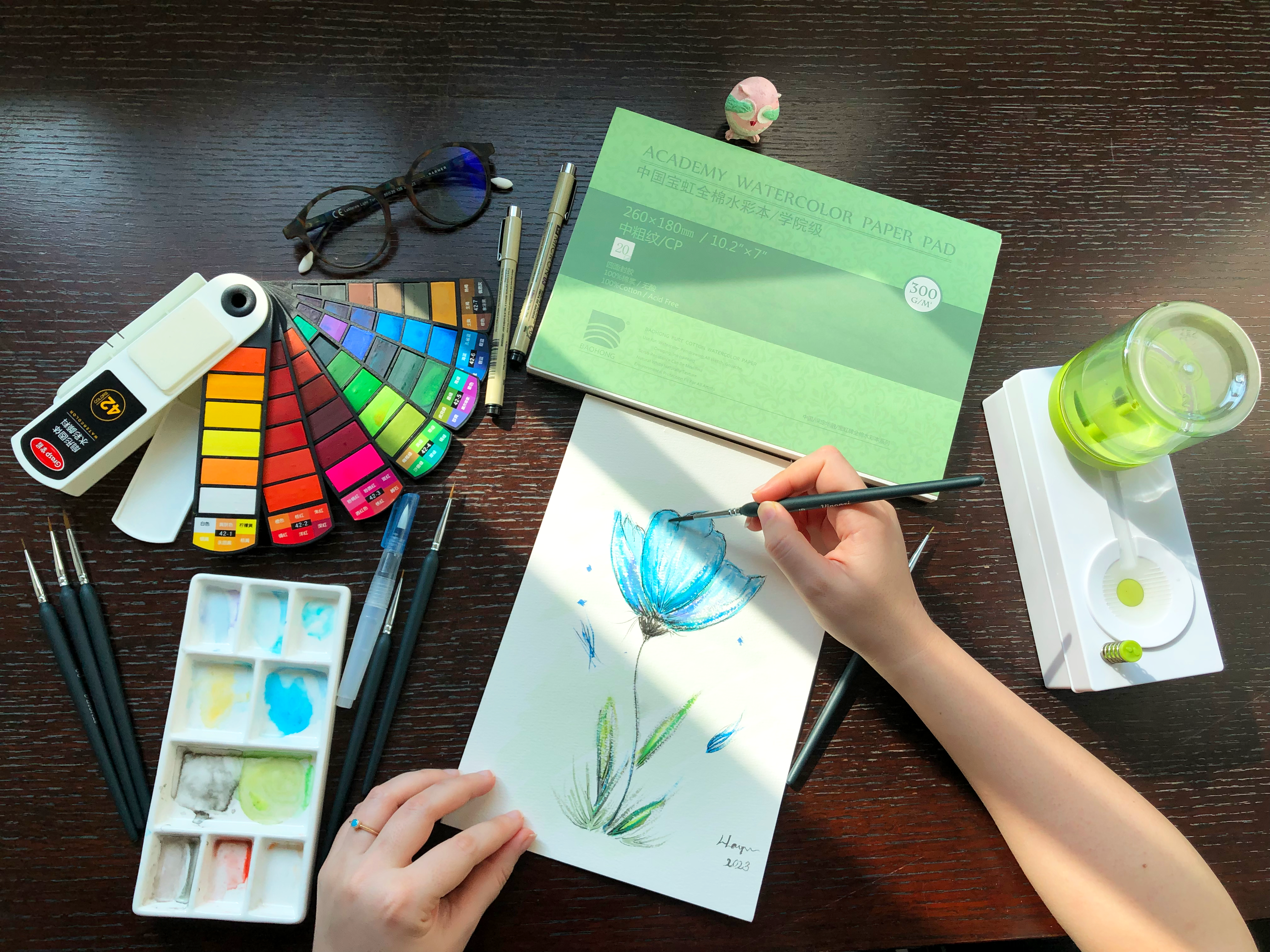 Easy Watercolors Painting Tutorial For Beginners